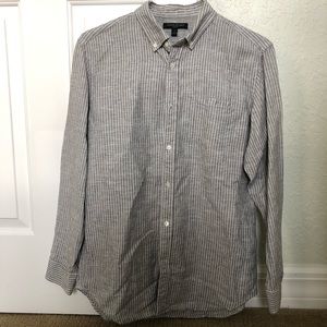 Men’s Gray Banana Republic Button Down M